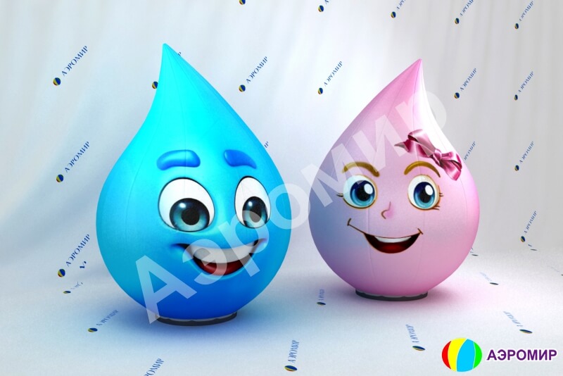 Надувной шар капля