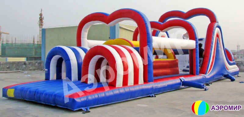 Надувная полоса препятствий СНП-30